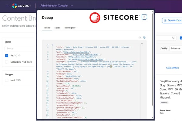 Debugging Tips and Best Practices of Coveo Custom Computed Fields in Sitecore